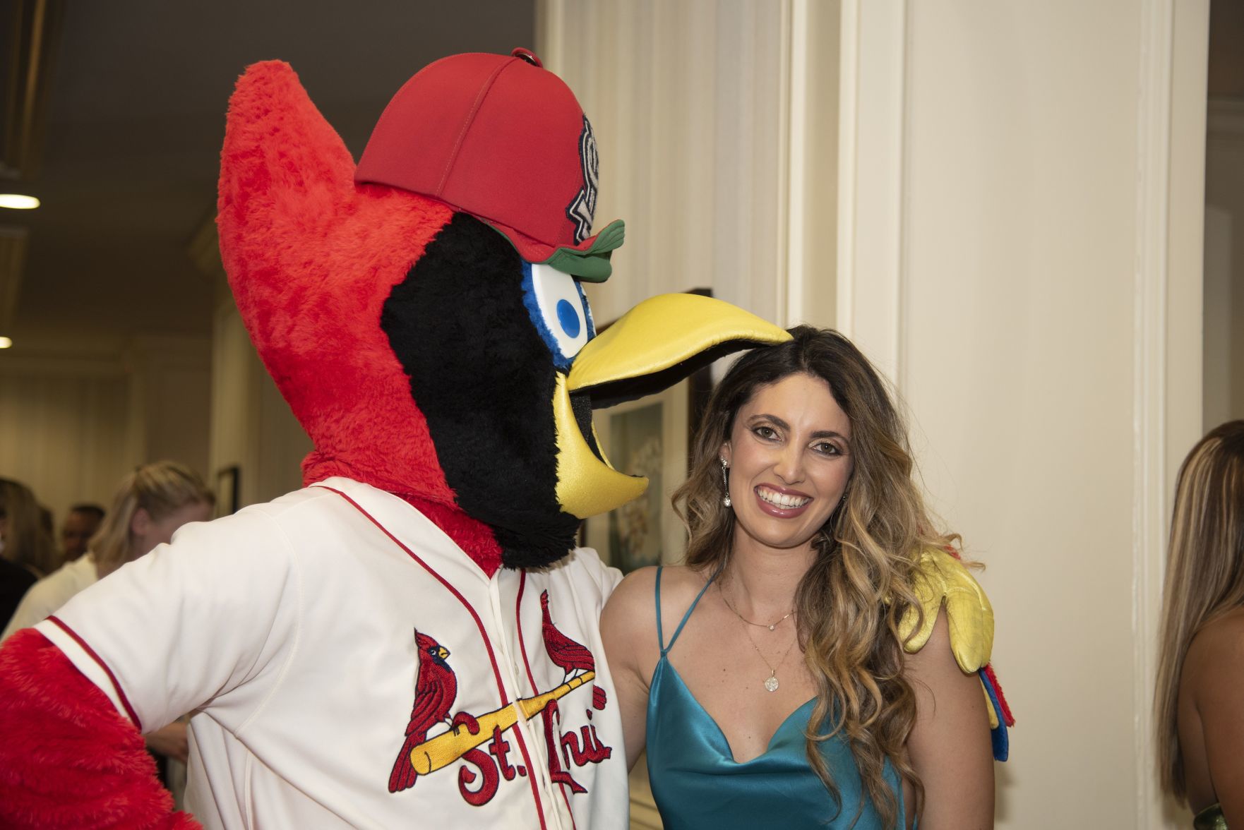 Fredbird and Kristen Nassif